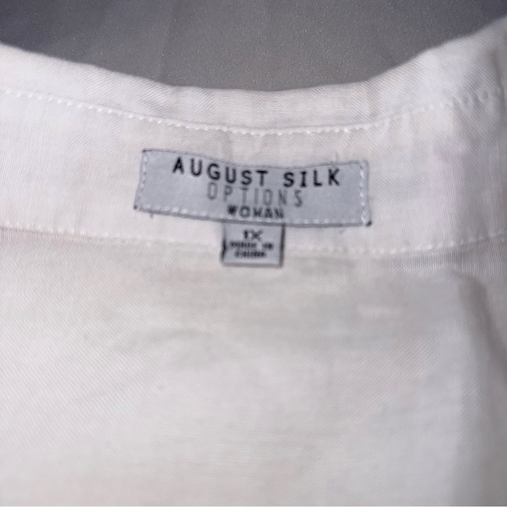 White Button-Up Shirt - Picture 3 of 7